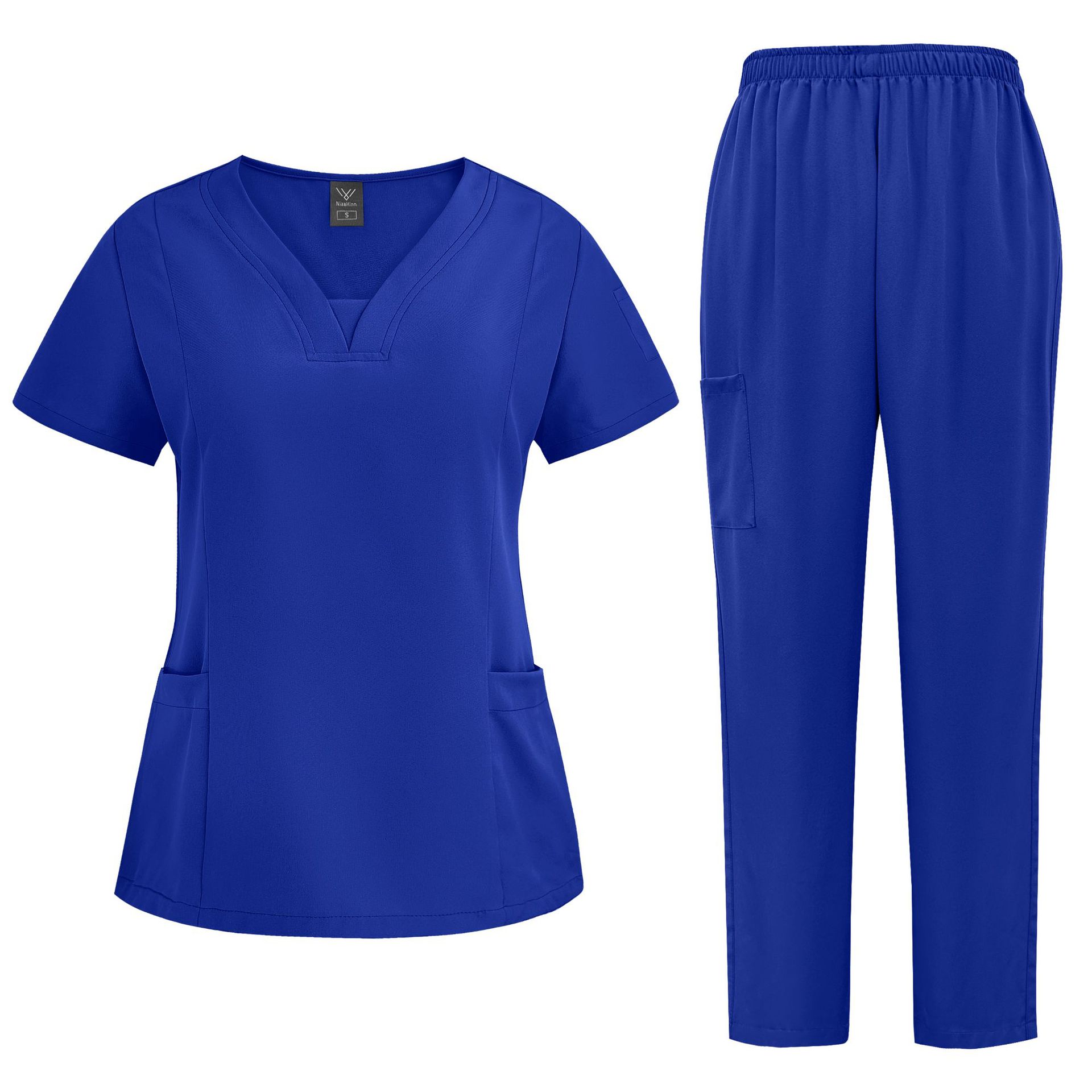 

Hand-washing Clothes Medical Work Clothes Suit Doctor Nurse Clothes Casual Loose Plus Size Uniform Multi-color S