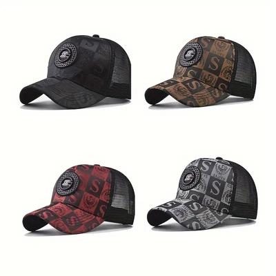 Große Größe Outdoor Netz-Baseballkappen für Männer Frauen Karierte Kappe Netzmütze Lässiger Sonnenhut Trucker Jungen Mädchen Snapback Gorra Großhandel