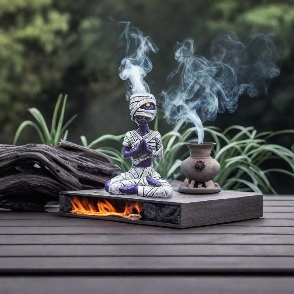 Halloween Horror Skelett Figuren Halloween Miniatur Yoga Skelett Figur Schädel Statue für Outdoor Gartenornamente