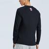 Li Ning Cba Series Logo Print Crew Neck Pullover T-Shirt Men Tops Black ATLR099-2