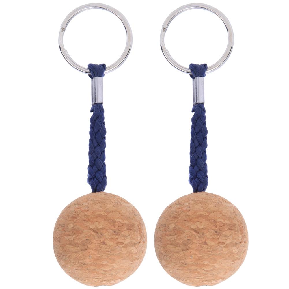

2Pcs ing Cork Key Wooden Key Sailing Boat Canoe Water Sport Accessories