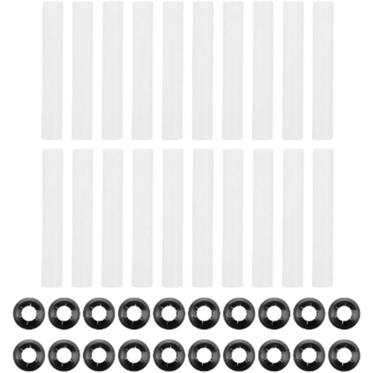 Garage Door Hinge Mute Roller Sleeve Roller Shaft Nut Garage Door Hinge Garage Door Accessories 40-Pack