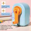 Faber Castell Manual Hand Crank Pencil Sharpener Sharpen 8mm Candy Colors for Student Children Artists Student Office Stationery