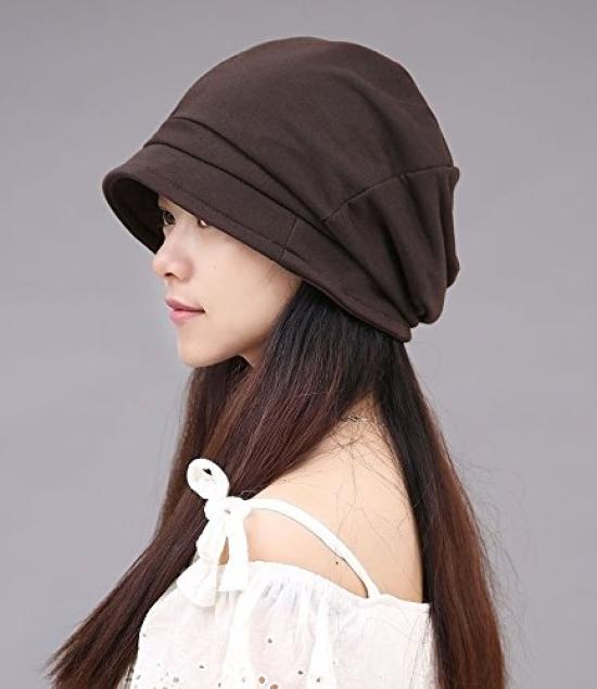 Beautiful Silhouette Down Sun Plain [Laquest] (Laquest) Hat, Casquette, Women's, Protection, (Brown)