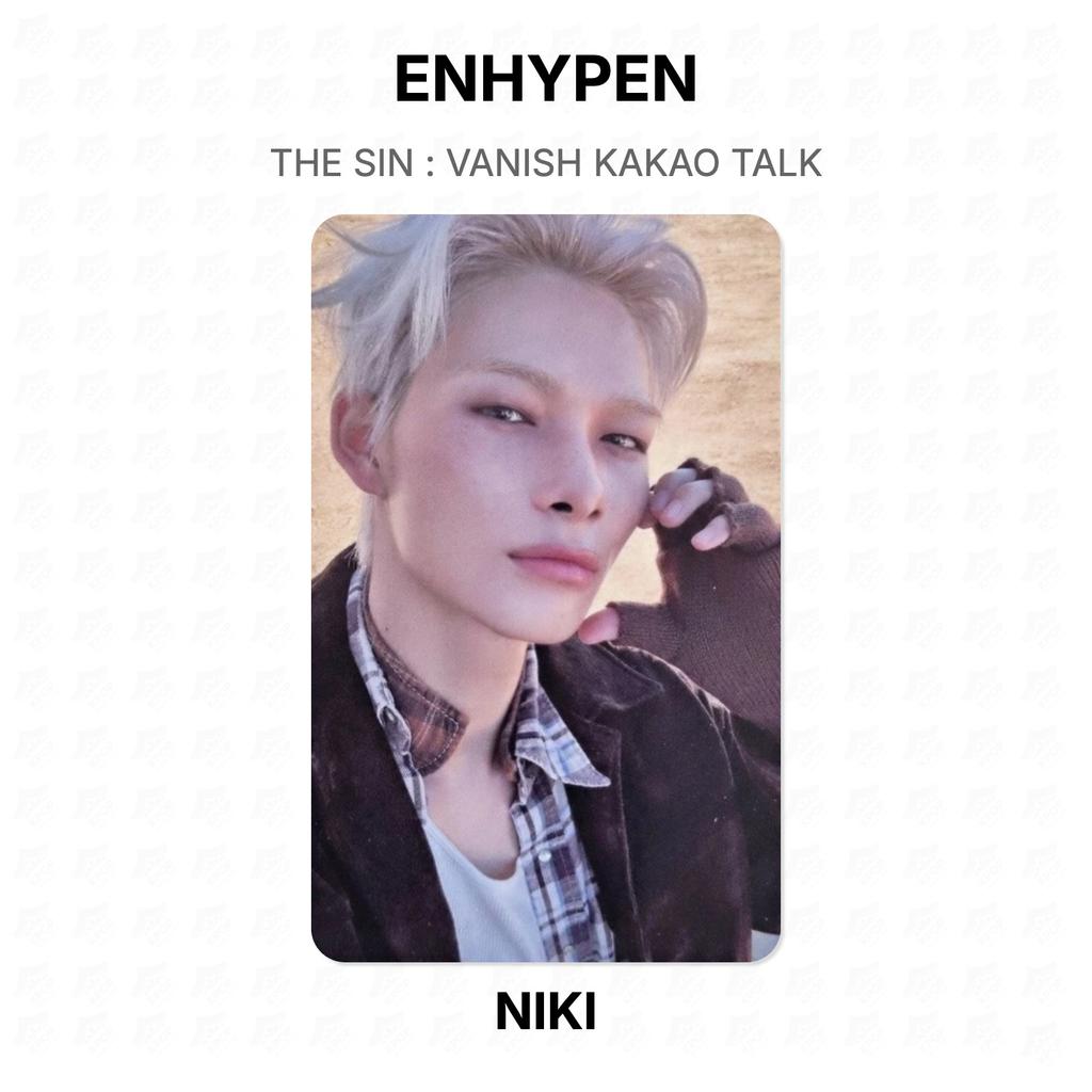 ENHYPEN THE SIN : VANISH KAKAO TALK Official Photocard