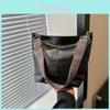 2024 New Simple Casual Bucket Bag Unique Aesthetic Fashion Shoulder Bag Retro Commuter Large Capacity Bag Women Black