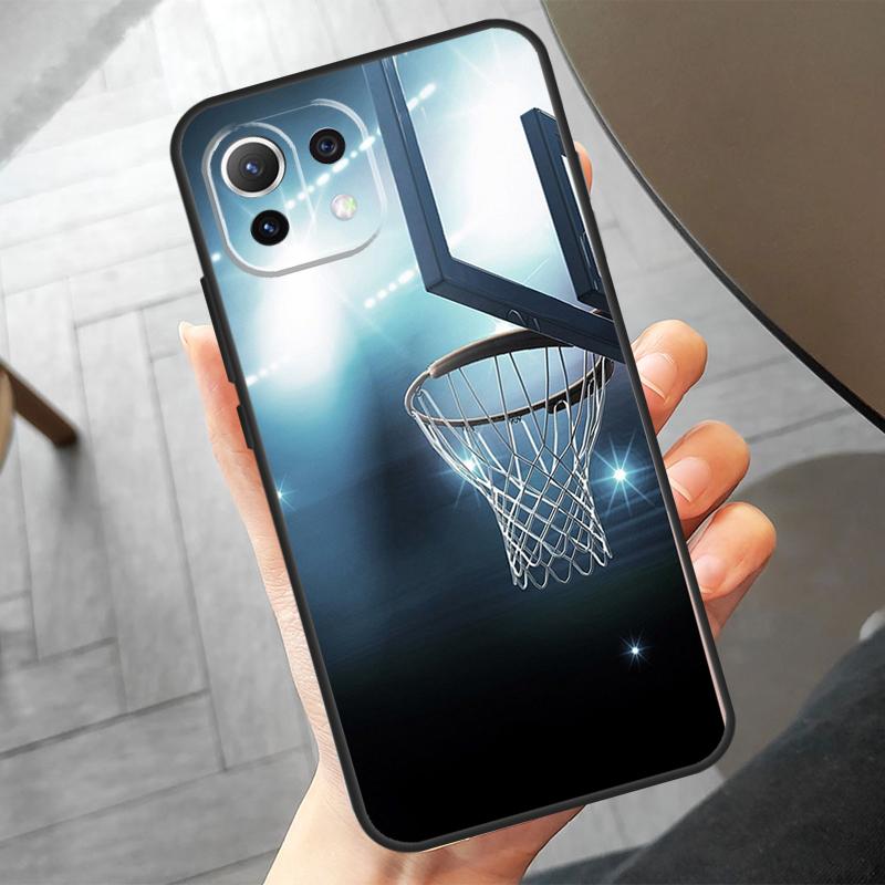 Basketball Korbfall für Xiaomi 14 Ultra 11T 12T 13T Pro 12 13 Lite POCO F6 Pro M6 X3 X5 X6 M5s F3 F5 Hülle