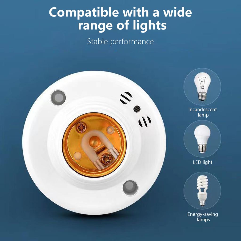 E27 Screw Mount Light Socket White Ceiling Lamp Holder LED Light Bulb Fixing Base E27 LED Light Bulb Stand