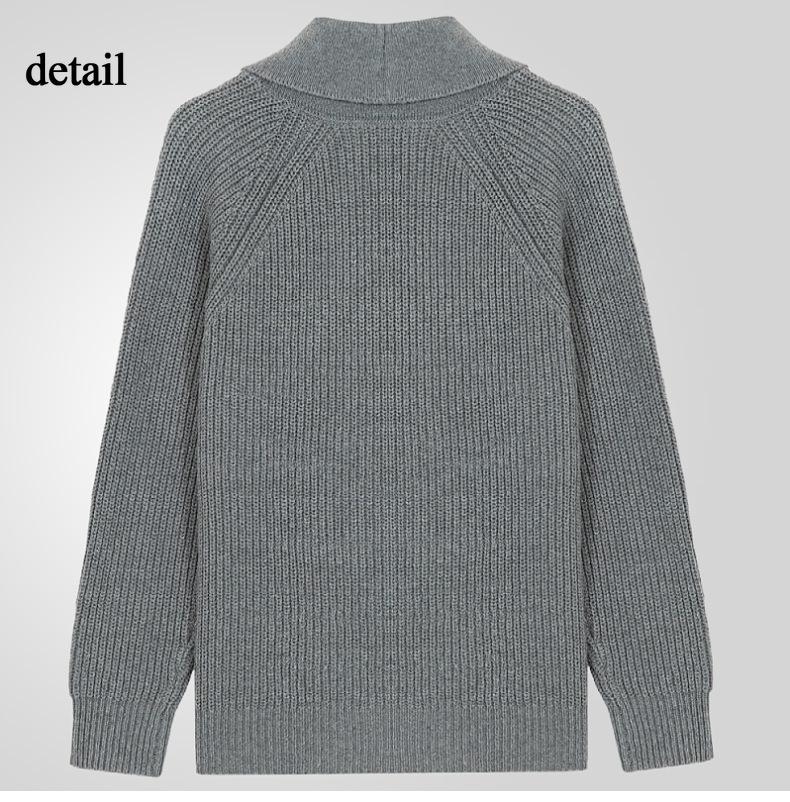 Men's Casual Cardigan Sweaters Shawl Collar Long Sleeve Knit Button Down Cardigans Lightweight Fall Winter Work Sweater Knitted Jacket Outwear for Men