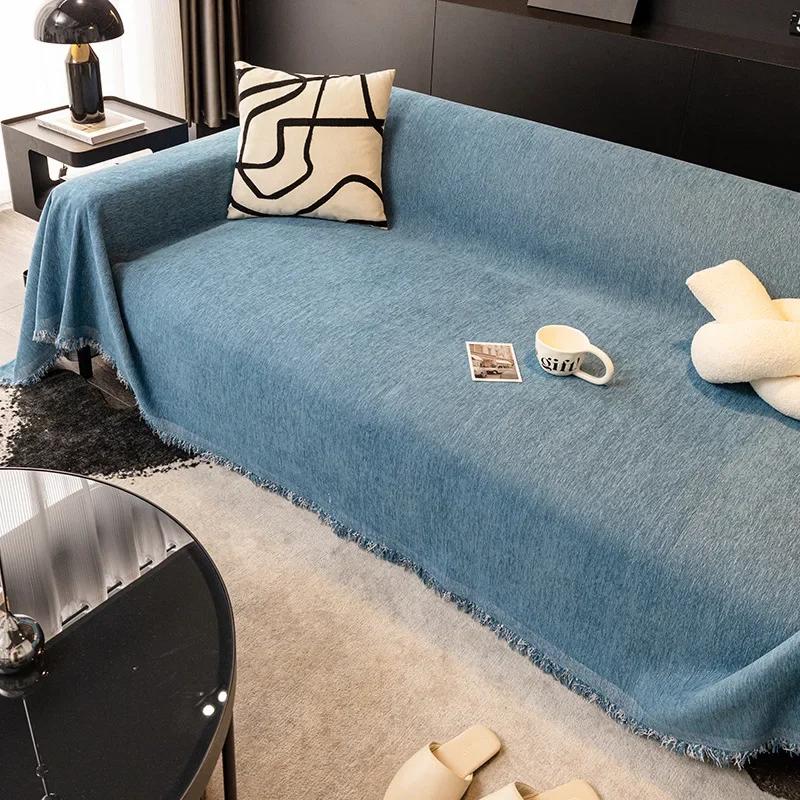 

Водонепроницаемый мягкий и липкий шенилл двойного назначения, не скользящий, устойчивый к царапинам и не вызывающий раздражения кожи, диванное полотенце, чехлы для дивана 90x90