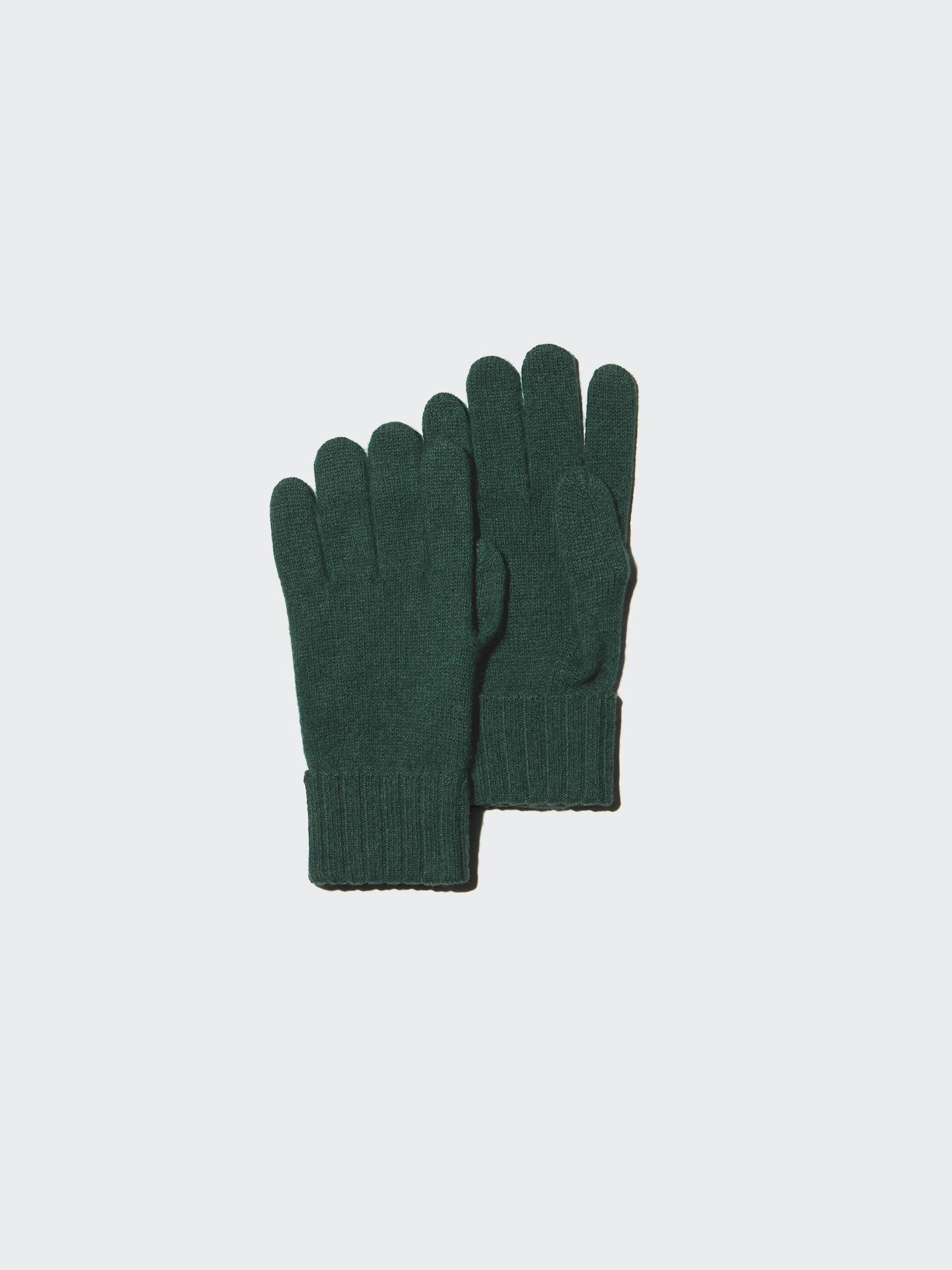

Uniqlo Japan Cashmere Knitted Gloves 55 GREEN/M