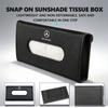 Car Sunshade Plate Tissue Box Interior Paper Towel Storage Bag Accessories For Benz CITAN VITO SPRINTER CLS SLK Sport ML C200