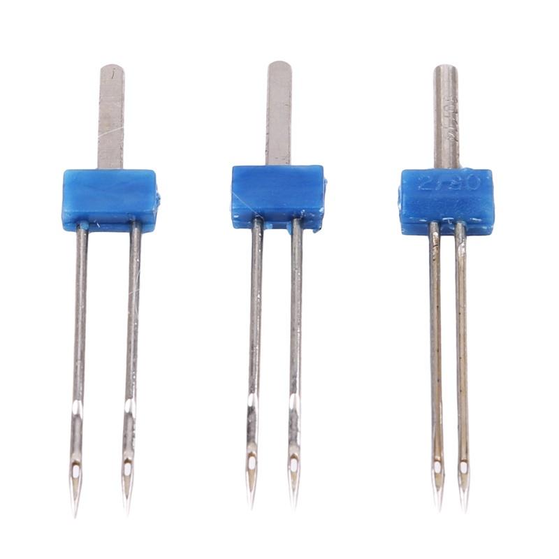 Buy 3Pcs Needle Double Twin Sewing Machine Pins at affordable prices