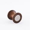 shesay Wood and Brass Magnetic Hook Large Acacia Wooden Magnet Hanger for Refrigerator Door Entryway Storage Handmade Natural Decorative Hook