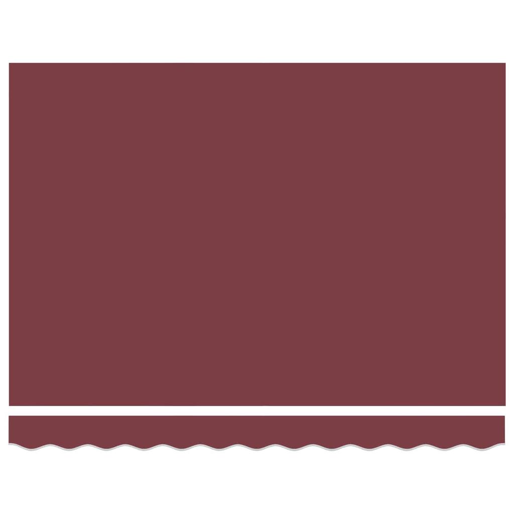 Retractable Awning Burgundy Red 350 x 200 x 165 cm Fabric