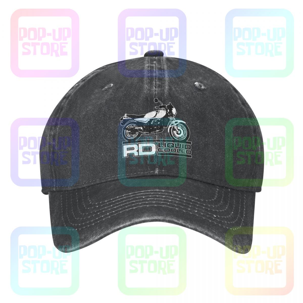 

Rd 350 250 Lc Liquid Cooled Washed Denim Baseball Cap Trucker Hats Vtg Streetwear