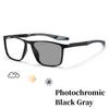 Retro TR90 Sports Photochromic Briller Dame Klassisk Fleksibel Myopi Eyewear UV-skjermer Smarte fargeskiftende briller