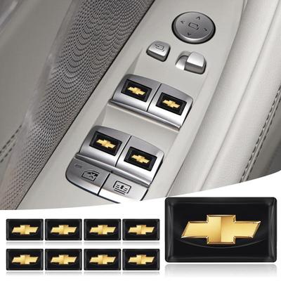 3D Logo Epoxy Resin Short Car Stickers Body Decor Decal Car Accessory For Chevrolet Cruz Mai Rui Bao Cobalt Impala Onix SS Pioneer Explorer Bolt EUV