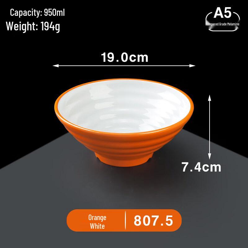 A5 Melamine Ramen Soup Bowl