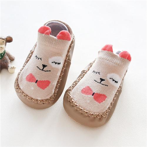 Newborn Baby Socks With Rubber Soles Infant Baby Girls Boys Autumn Spring Children Floor Socks Shoes Anti Slip Soft Sole Sock