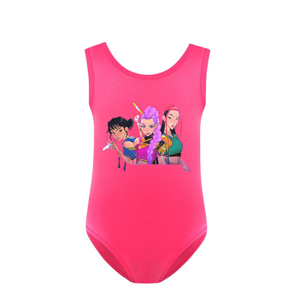 

5037 Детский купальник для девочек с принтом Руми Мира Зои Цельный купальник для плавания Купальный костюм 160cm