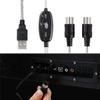 Line MIDI Interface for Keyboard PC USB IN-OUT Converter MIDI To USB Cable Drum Adapter MIDI Cable