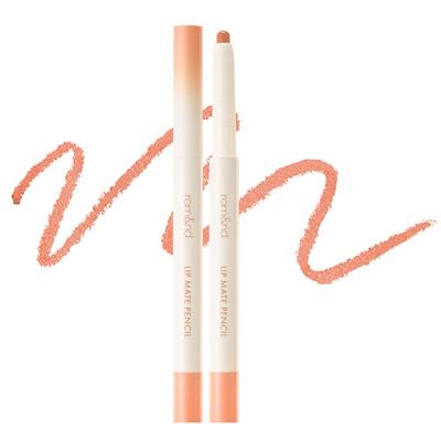 Rom&Lip Mate Pencil 0.5g, 01 Tenderly Peach, 1 Piece