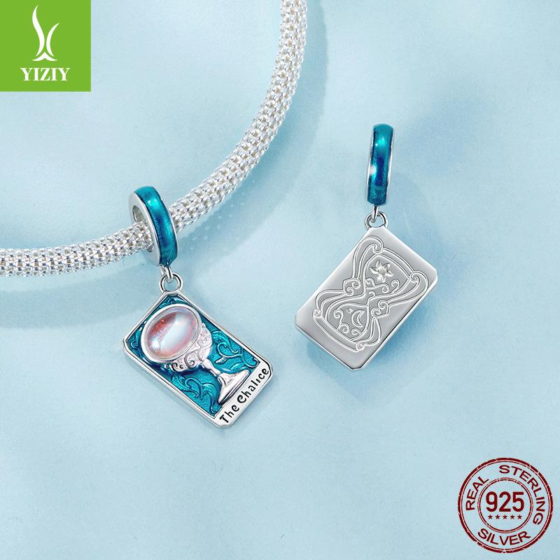 Holy Grail Tarot Diy Pendant Jewelry Accessories Xiaohongshu Popular S925 Sterling Silver Beads
