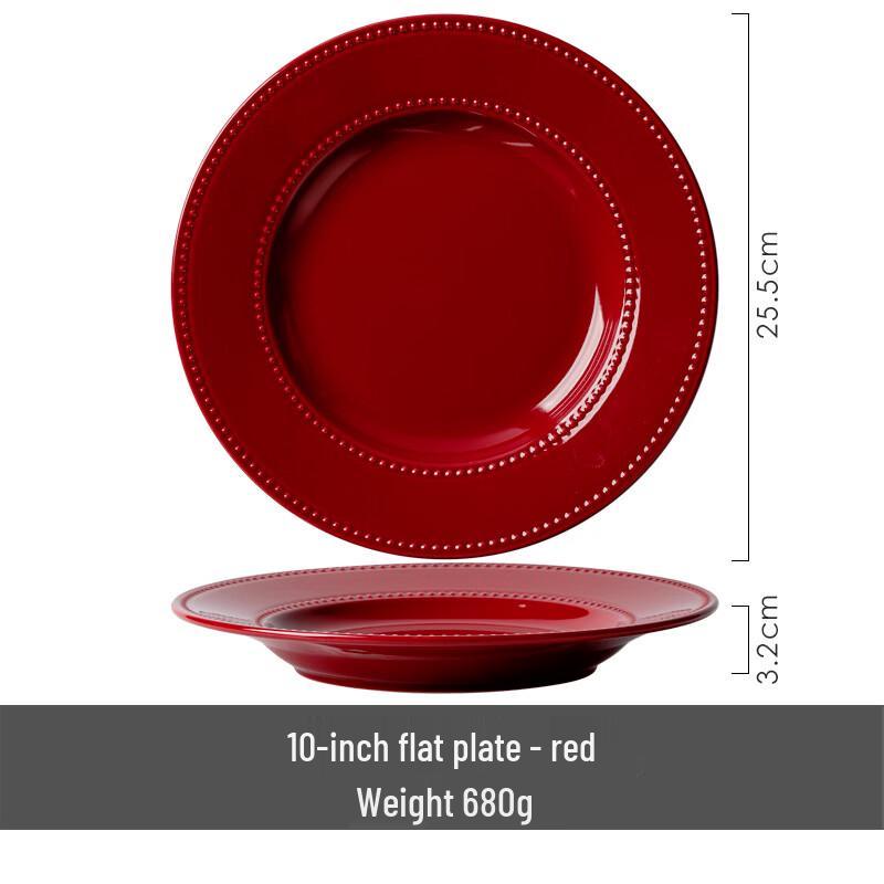 OIMG Nordic Style Ceramic Oval Dinner Plate