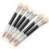 10Pcs Two Head Eye Shadow Lip Brush Two In One, Portable Sponge Eye Shadow Stick, Novice Makeup Brush Beauty Tools