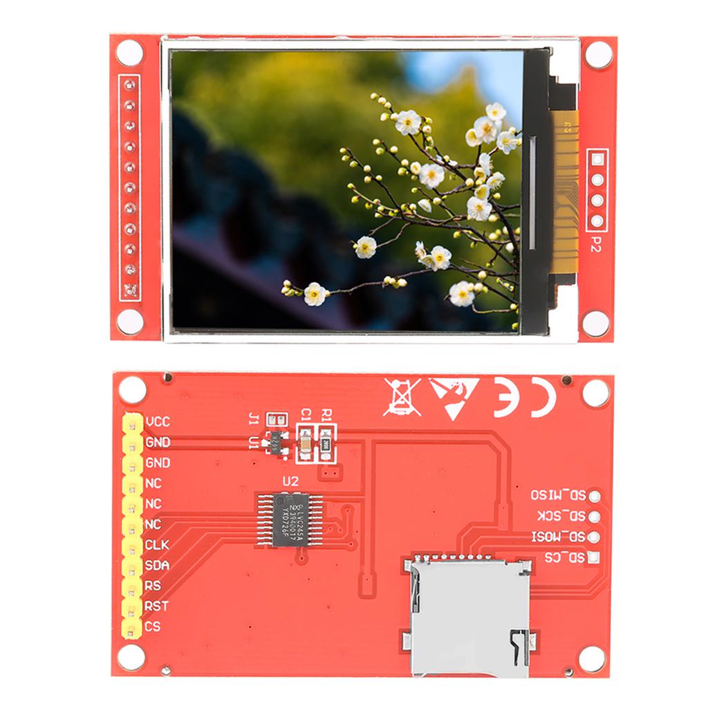 LCD Board, LCD Display Module, 2.0\ Screen, SPI Serial Port, 176X220 Resolution, 5VCelsius3.3V Power Supply, MCU IO Connectors, Backlight Con