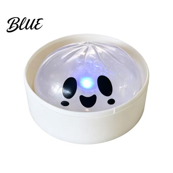 Fun Desk Toys Halloween Glitter Dumpling Squeeze Toy  Spooky Ghost Pumpkin with Steamer  Cute Anxiety Relief Gifts Slow Rising Bun Fidget Toy
