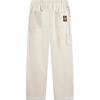 Li-Ning Casual Simple Solid Color Straight Leg Knitted Sports Pants Men Bottoms White AKLV191-1