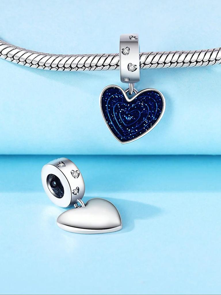 Charms Plata Copper Colors Blue Crown Star Beads Charmpendant For Original Bracelet For Women Diy Jewelry Love Gift