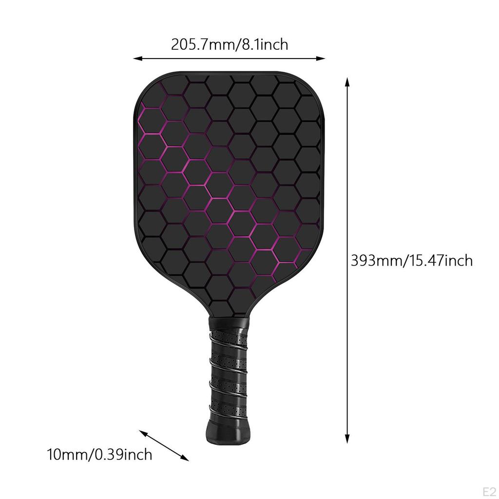 Glassfiber Pickleball Paddle Racket for Balance Control Men Women Red