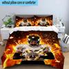 Sports Ball football Pattern 3pcs Bedding,Including 1pc Duvet Cover And 2pcs Pillowcases Perfect for Christmas,Ideal for Bedroom, Dormitory