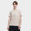 Fila Solid Color Letter Cartoon Brand Logo Round Neck Short Sleeve T-Shirt Men Tops Sedge F11M329113FLK