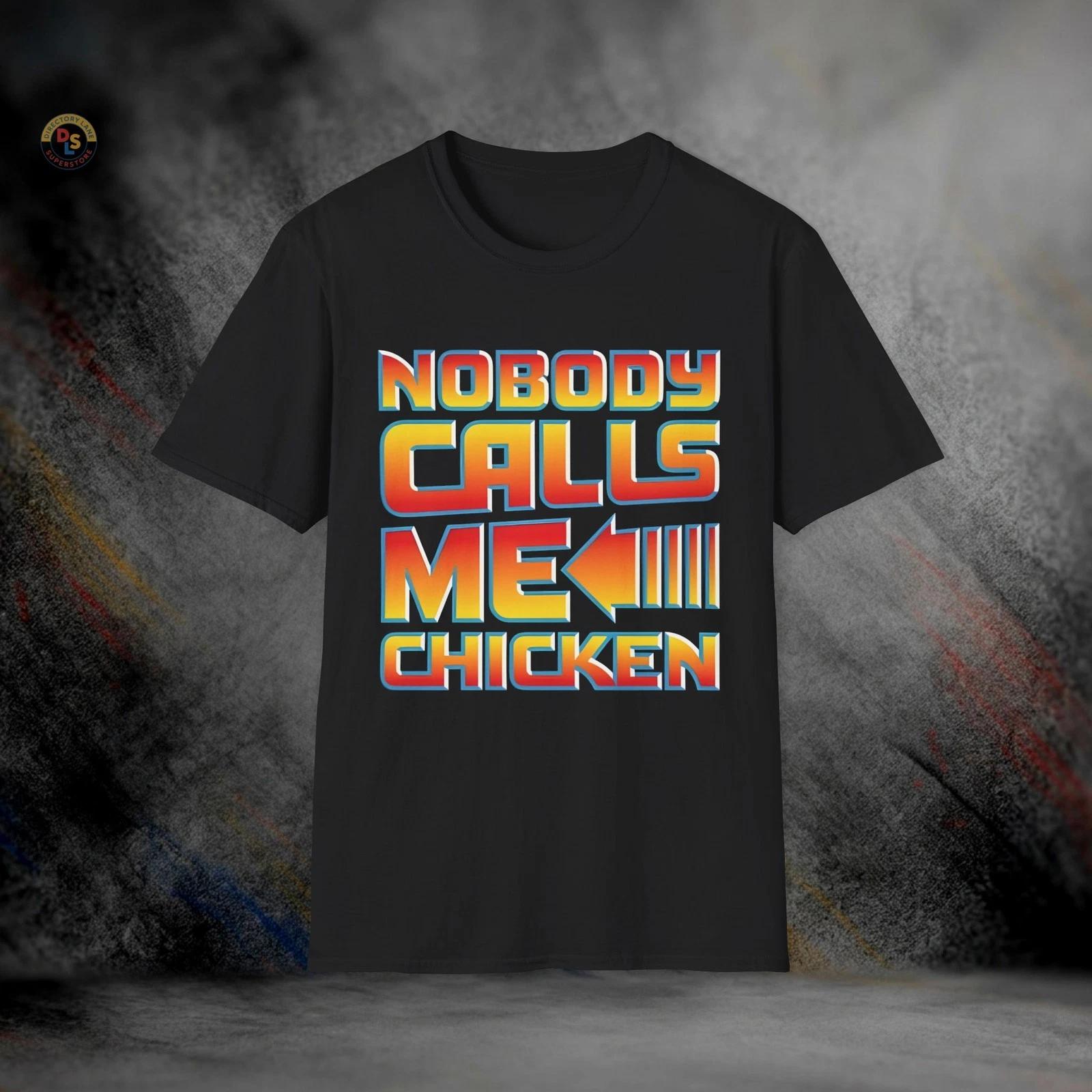 Nobody Calls Me Chicken Back to the Future T-Shirt | Softstyle Tee S