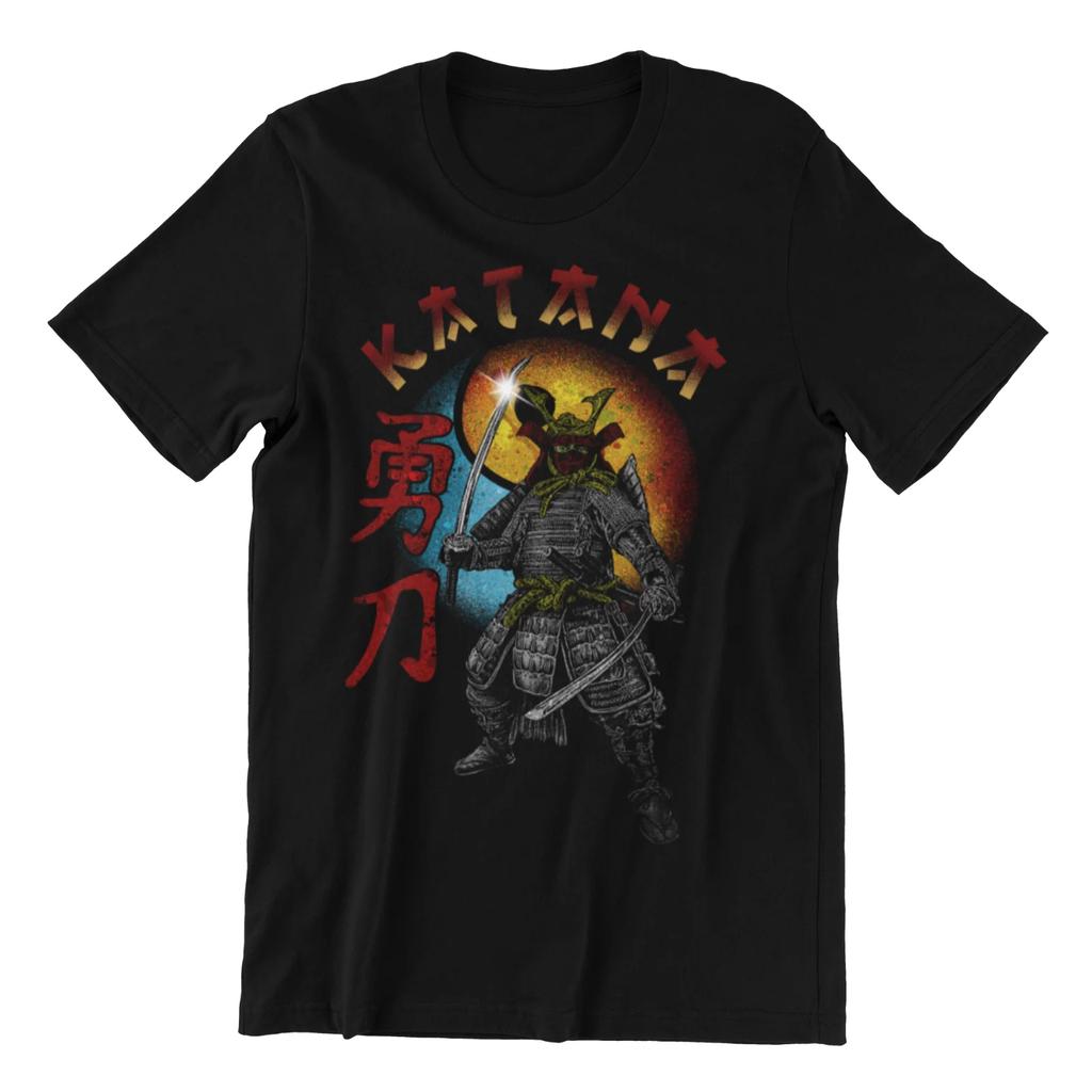 Katana Warrior Japanese Martial Arts Samurai Tshirt Summer Cotton Oneck Short Sleeve Unisexs T Shirt New S3xl