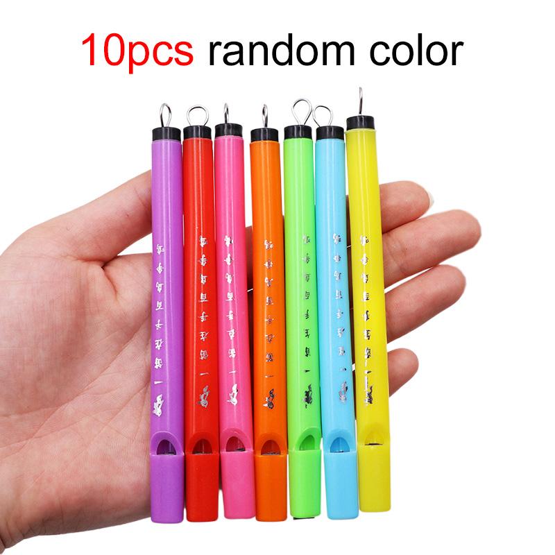 

10/20/50pcs Plastic Whistle Drawing Unique Whistle Cheerleading Cheering Props Entertainment Game Festival Bulk Gift TMZ