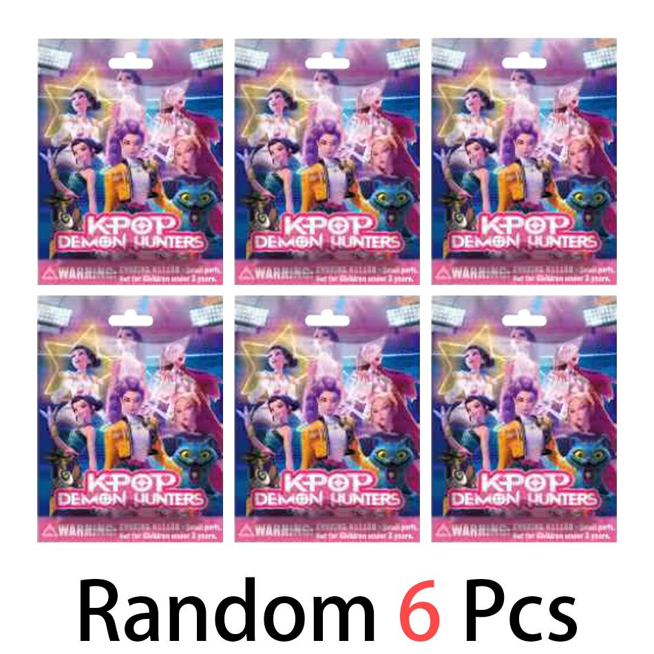 Anime 24 Stück Kpop Dämonenjäger Box Dämonenjäger Rumi Mira Zoey Tiger Spielzeug Schreibtischdekoration Statuen Ornament Kind Weihnachtsgeschenke