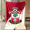 Southampton Football Print Flannel Blanket, Soft Warm Lightweight Throw Blanket for Sofa Bed Camping