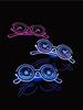 Wireless EL luminous disco glasses luminous LED online celebrity sunglasses pixel KTV bar atmosphere concert flash