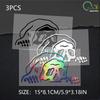 Peep Skeleton Car Sticker Decorated Windshield Windows Halloween  Lurking Reaper Ghost Stickers Die Cutting Vinyl Decals