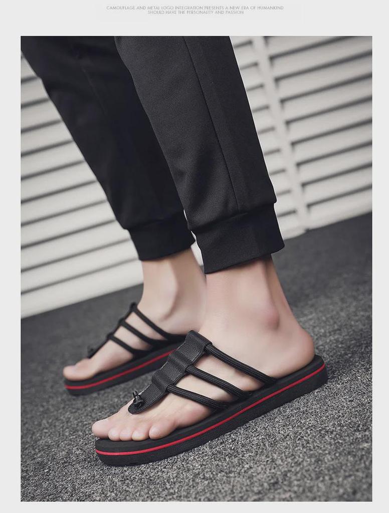 2025 Summer Men's Non-Slip EVA Flip Flops - Casual Beach Sandals & Slides