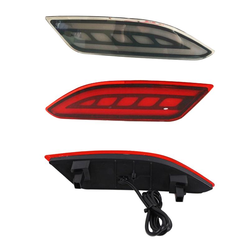 1 Set Led rear Reflector for Honda HR-V HRV Vezel 2014 2015 2016 2017 2018 Brake Lights bumper lamp Turn Signal warning light