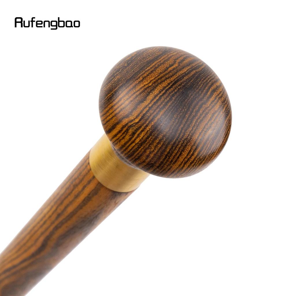 Gelber Sandelholz-Holz-Mode-Spazierstock Dekorativer Cosplay-Party-Holz-Spazierstock Halloween-Keule Zauberstab Crosier 87cm