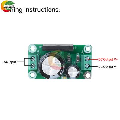 4700uF AC 35V 8A Single Power Supply Module Rectifier Filter Board Unregulated Power Supply Board Amplifier Power Supply Board