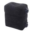 Inflatable Foot Rest Promote Blood Circulation Relieve Fatigue PVC Flocking Inflatable Footrest Cushion for Travel