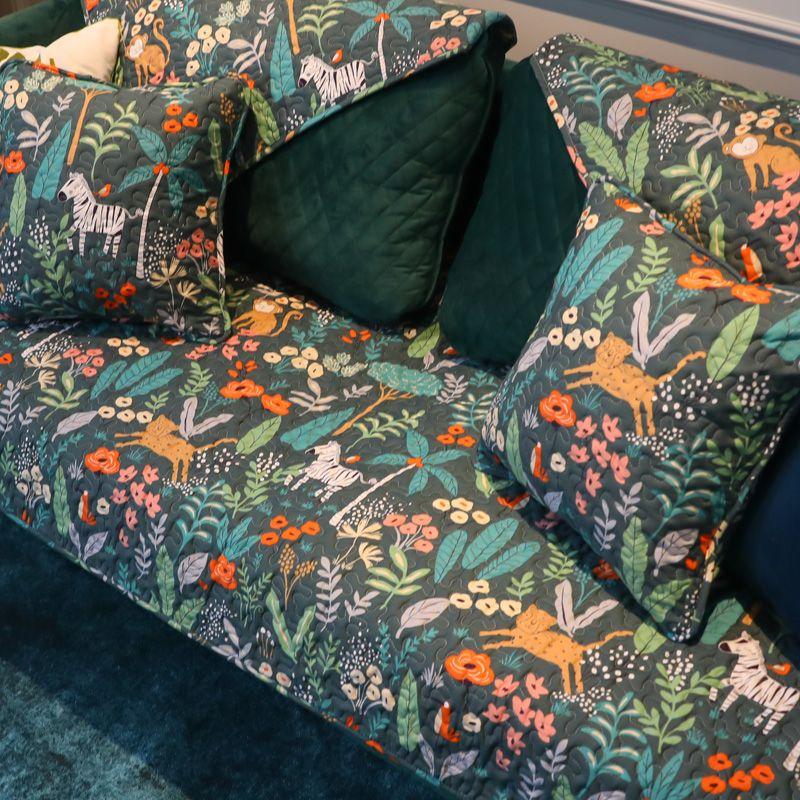 

Дождь Цветок Новый Джунгли Мори Стиль Мультяшный Хлопок Подушка для Дивана Ткань Нескользящая Чехол для Дивана Подушка Круглый Год Нейтральный Happy Jungle 70 * 70cm